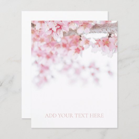 PAPIERBLAD: CHERRY BLOSSOM (Voorkant / Achterkant)