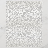 Papierblad, luipaard, (Achterkant)