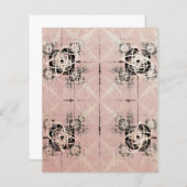 Papierblad met dekletsen voor dekletsen (Voorkant / Achterkant)