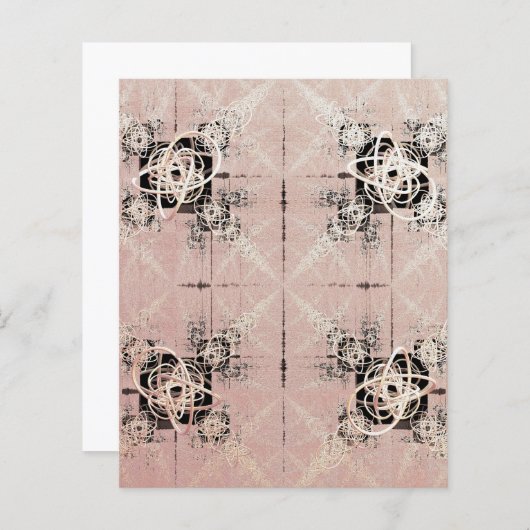 Papierblad met dekletsen voor dekletsen (Voorkant / Achterkant)