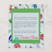 Papierblad Santa Letter aanpassen (Voorkant)