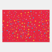 Papierblad verpakt in Santa Hat Inpakpapier Vel (Voorkant 3)