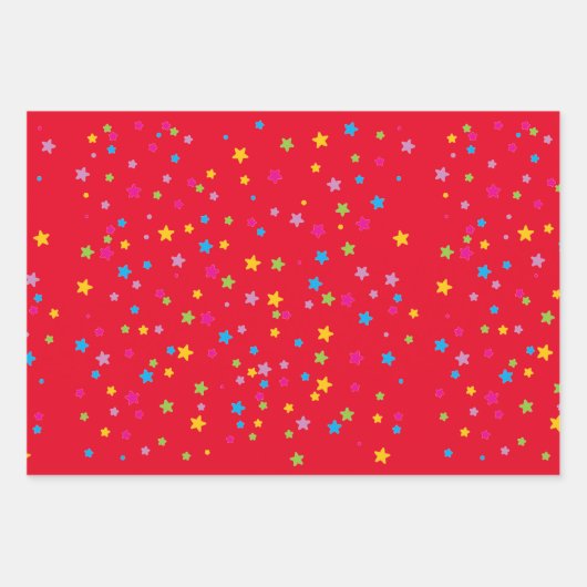 Papierblad verpakt in Santa Hat Inpakpapier Vel (Voorkant 3)