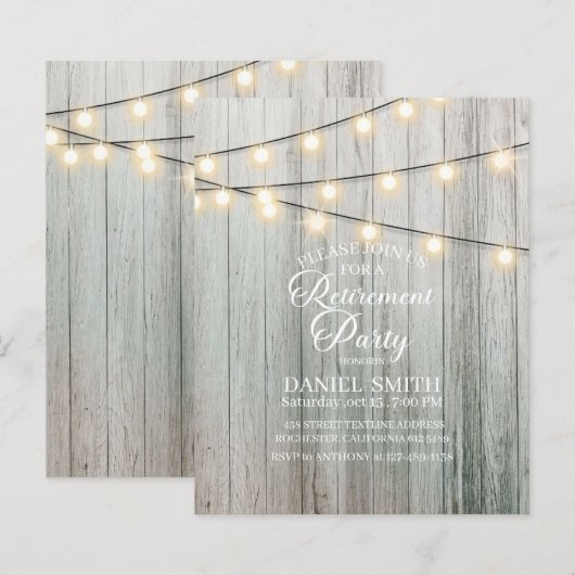 Papierblad voor de aftredingspartij (Voorkant / Achterkant)