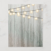 Papierblad voor de aftredingspartij (Achterkant)