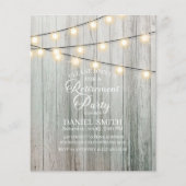 Papierblad voor de aftredingspartij (Voorkant)