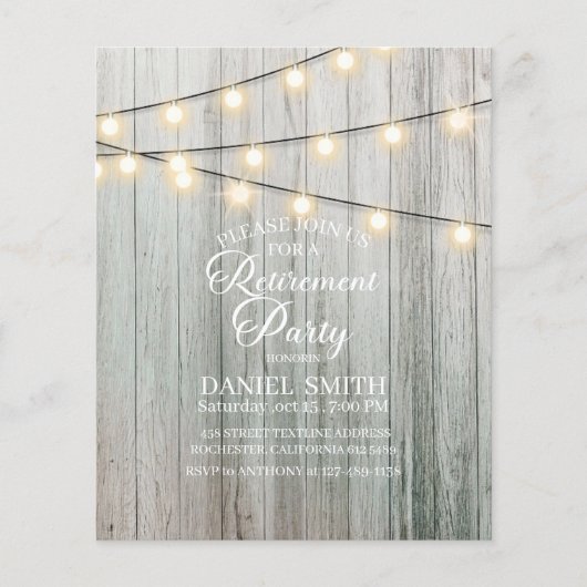 Papierblad voor de aftredingspartij (Voorkant)