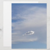 Papierblad voor de cloud van 8,5 x 11 inch (Voorkant / Achterkant)