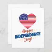 Papierblad voor de Onafhankelijkheidsdag van de VS (Voorkant / Achterkant)