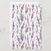 Papierblad voor de papierlade voor de zeep Lavenda (Voorkant / Achterkant)