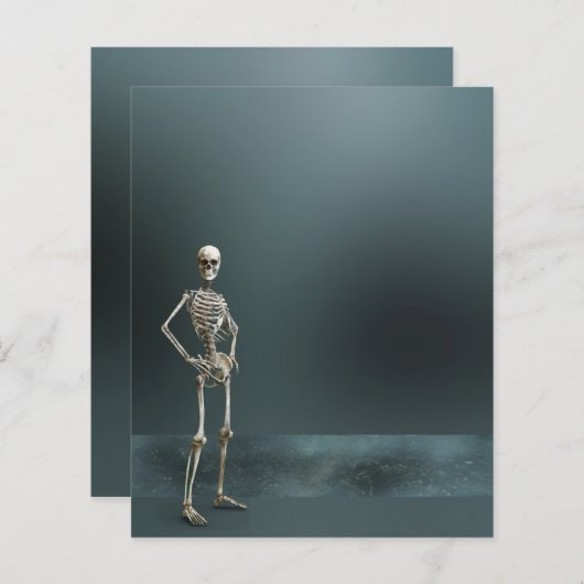 Papierblad voor gehakt skelet (Voorkant / Achterkant)