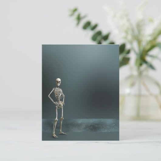 Papierblad voor gehakt skelet (Staand voorkant)