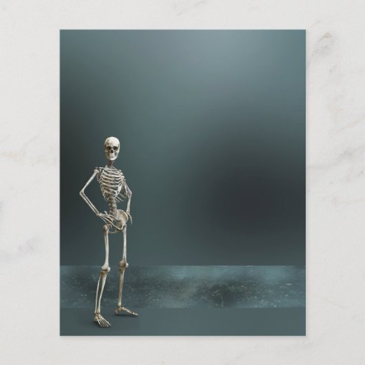 Papierblad voor gehakt skelet (Voorkant)