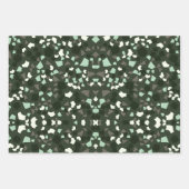 papierblad voor groene terrazzo-verpakking inpakpapier vel (Voorkant)