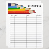 Papierblad voor kleurrijke lezers (Voorkant / Achterkant)