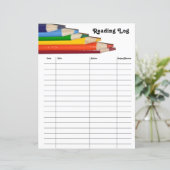 Papierblad voor kleurrijke lezers (Staand voorkant)