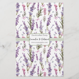 Papierblad voor lade en lade zeep