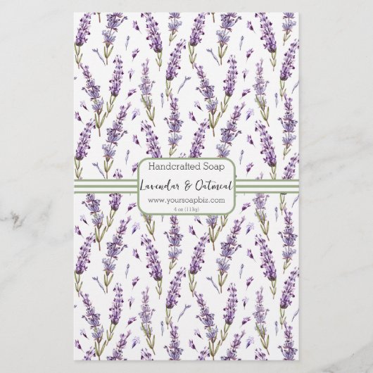 Papierblad voor lade en lade zeep (Voorkant)