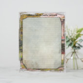 Papierblad voor Mijn land, 8.5x11 (Staand voorkant)