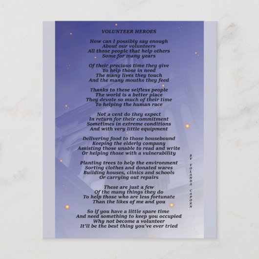 Papierblad voor vrijwilligers (Voorkant)