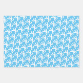 Papierbladen met witte boog, voor het vullen met t inpakpapier vel (Voorkant 2)