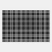 Papierbladen met zwarte en grijze inkt inpakpapier vel (Voorkant)