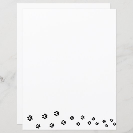 Papierbladen - Pawprinters (Voorkant / Achterkant)