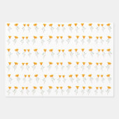 Papierbladen van Californische papavers oppakken Inpakpapier Vel (Voorkant 2)