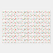 Papierbladen voor fijne en heldere feestdagen inpakpapier vel (Voorkant 3)