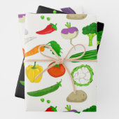 Papierbladen voor groentebedden inpakpapier vel (In situ)