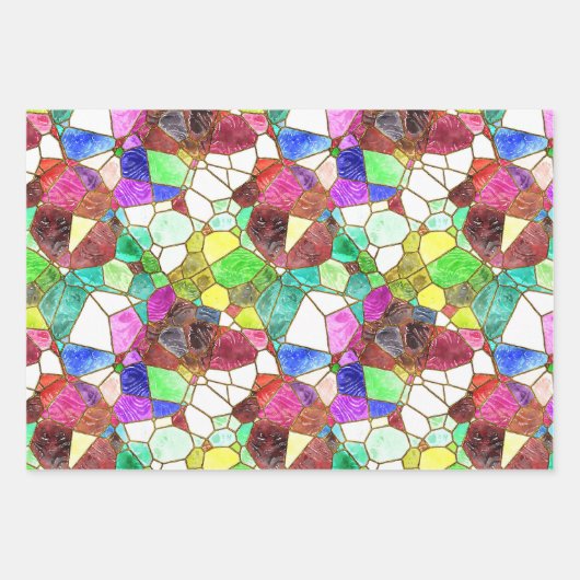 Papierbladen voor het verpakken van Glas in lood Inpakpapier Vel (Voorkant)