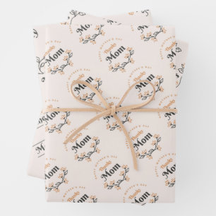 Papierbladen voor het verpakken van moederdag inpakpapier vel