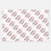 Papierbladen voor het verpakken van Valentijnsdag Inpakpapier Vel (Voorkant 2)