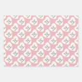 Papierbladen voor het verpakken van Valentijnsdag Inpakpapier Vel (Voorkant 3)