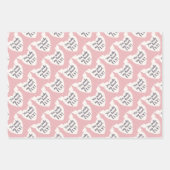 Papierbladen voor het verpakken van Valentijnsdag Inpakpapier Vel (Voorkant 2)