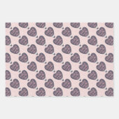 Papierbladen voor het verpakken van Valentijnsdag Inpakpapier Vel (Voorkant)