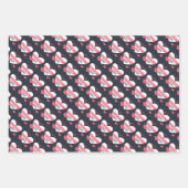 Papierbladen voor het verpakken van Valentijnsdag Inpakpapier Vel (Voorkant)