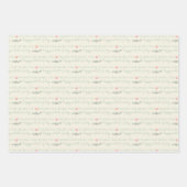 Papierbladen voor het verpakken van Valentijnsdag Inpakpapier Vel (Voorkant 3)