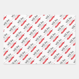 Papierbladen voor het verpakken van Valentijnsdag Inpakpapier Vel