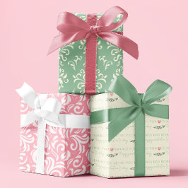 Papierbladen voor het verpakken van Valentijnsdag Inpakpapier Vel