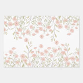  papierbladen voor het verpakken van wilde bloemen inpakpapier vel (Voorkant)