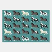 Papierbladen voor pony's inpakpapier vel (Voorkant 3)