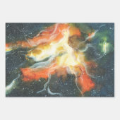 Papierbladen voor ruimtevaartWaterverf Inpakpapier Vel (Voorkant 3)