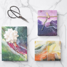 Papierbladen voor ruimtevaartWaterverf