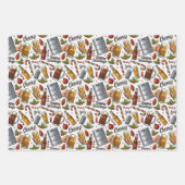 Papierbladen voor vakantiebonnen inpakpapier vel (Voorkant 3)