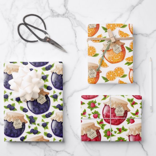 Papierbladen voor vers fruit Jam Wrapping Inpakpapier Vel (Voorkant)