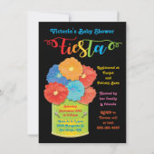 Papierbloem kan Baby shower aanspreken Kaart (Voorkant)