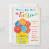 Papierbloem kan Baby shower aanspreken Kaart (Voorkant)