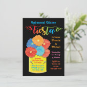 Papierbloem kan een repetitief avondeten kaart (Staand voorkant)