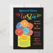 Papierbloem kan een repetitief avondeten kaart (Voorkant)